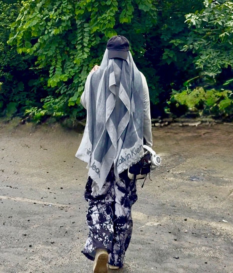 Grey Drape | Calvin Klein Scarf