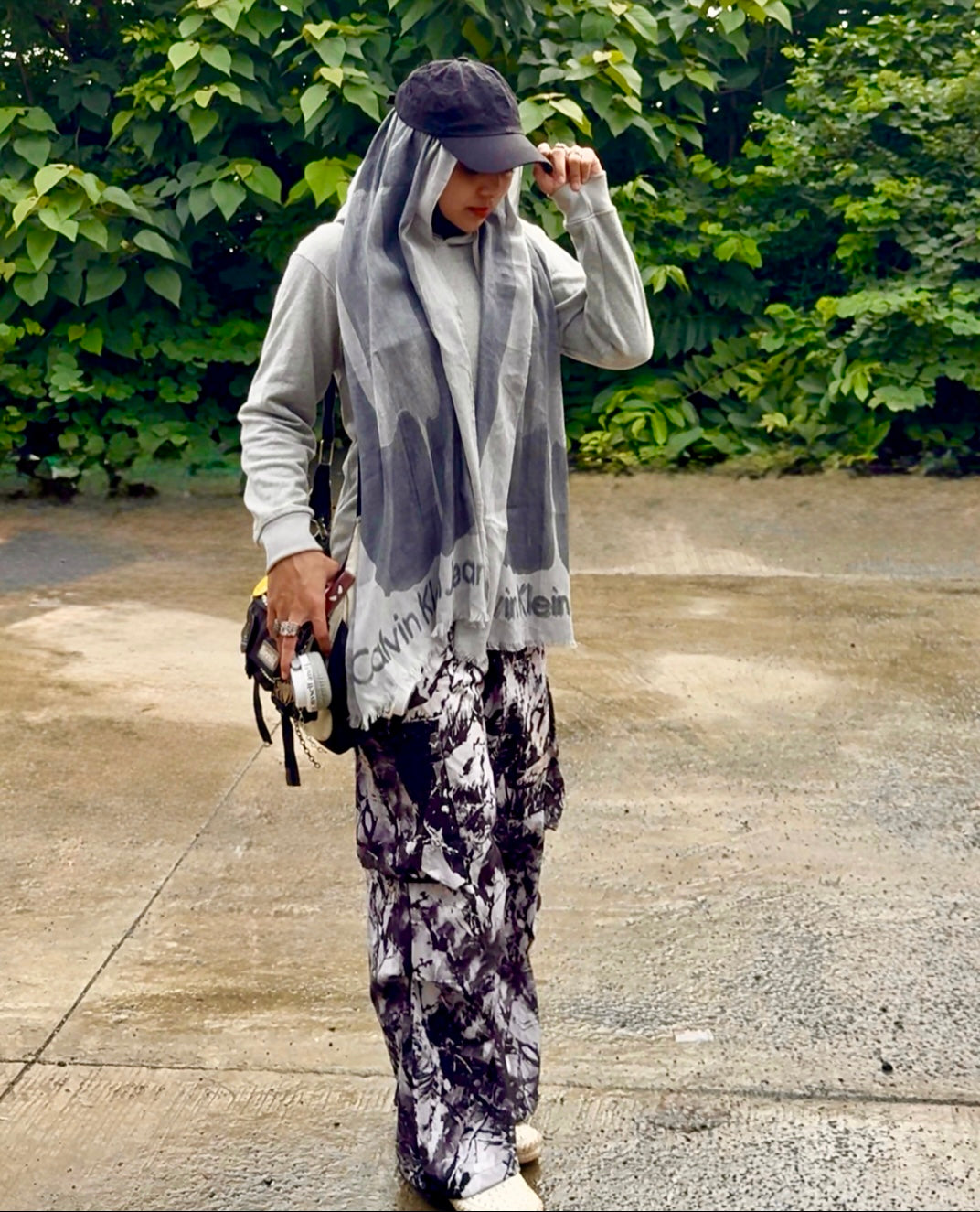 Grey Drape | Calvin Klein Scarf